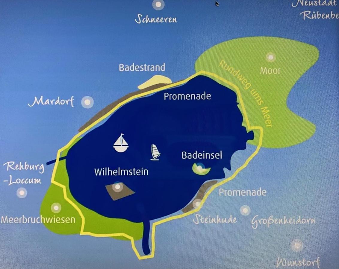 Ferien-Whg Souterrain Exklusives App Stella Maris Mit Parkplatz Direkt Am Steinhuder-Meer Wunstorf Eksteriør bilde
